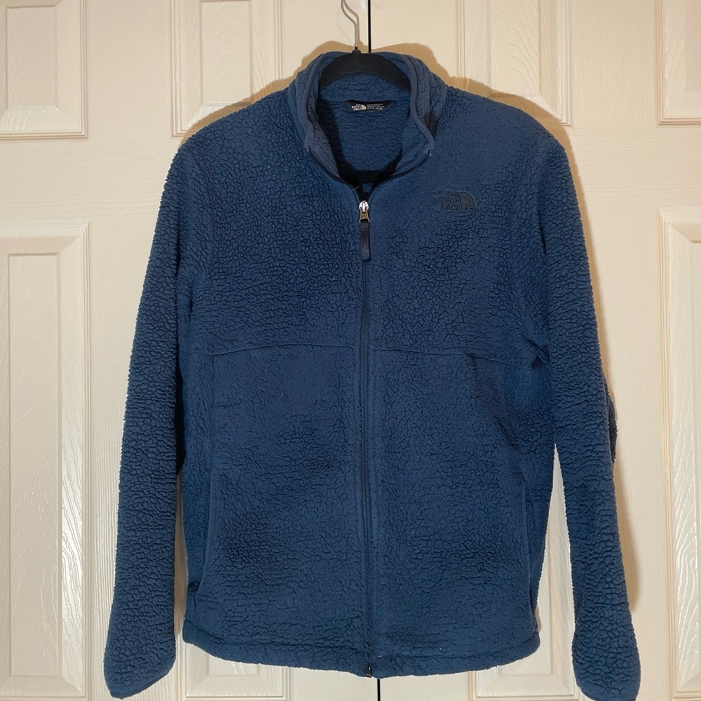 The North Face Navy and Black Fleece Jacket